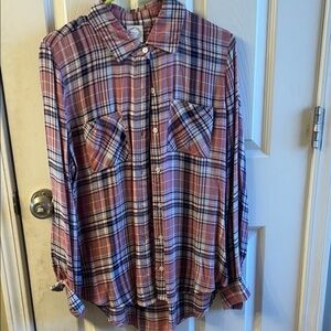 Blue Rain Multicolor Plaid Shirt